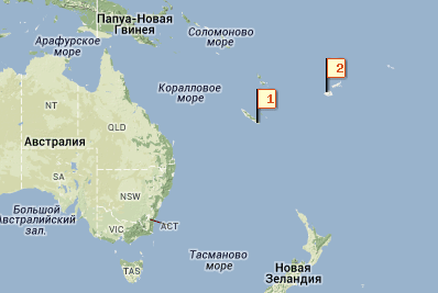 Новая каледония на карте где находится мира фото